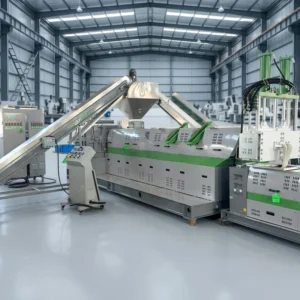 High Stability PP PE Rigid Plastic Single Screw Recycling Pelletizer