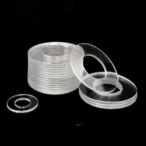High Temperature Resistant PVC Transparent Soft Rubber Gasket White Plastic Washer with Shock Absorbing Sealing Properties
