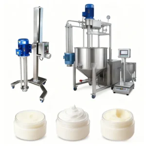 High Viscosity Fluid Processing Industrial High Shear Mixer with Multi Stage Rotor Stator Head for Paste Cream Mixer