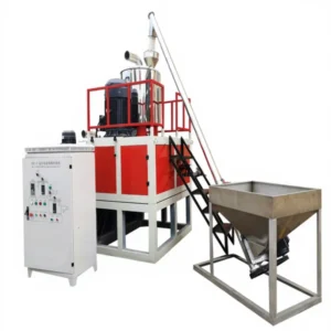 High efficiency Automatic Twin screw PVC WPC Plastic Hot Cold Mixing Machine Pipe Sheet Profile Extruder