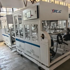 High output Disposable PE Plastic Takeout Packaging Box Full Servo Production Equipment Thermoforming Machine Inline