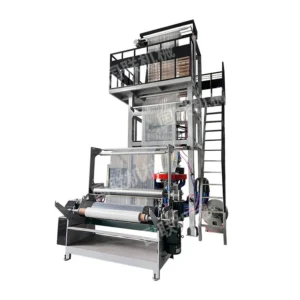 High pressure Blown Film Machine PE Plastic Packaging Flat Bag Fully Automatic High pressure Blown Film Machine