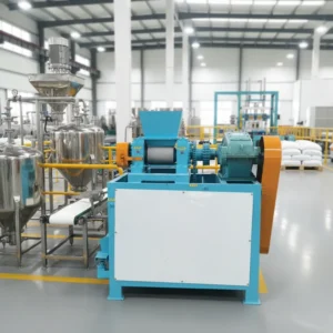 Highway Fertilizer Pelletizing Double Roll Extrusion Pelletizer Fully Automatic Multifunctional Dry Granulation Line Equipment