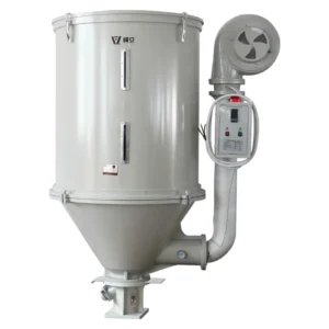 Hopper Dryer Machine for Plastic Row Materials PLC Motor Core Components Essential Plastic Drying Processes