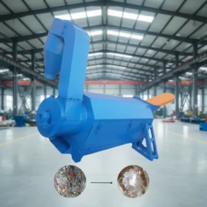 Horizontal Centrifugal Dryer Dehydrator Centrifugal Plastic Dewatering Machine High Speed for Plastic Film Recycling