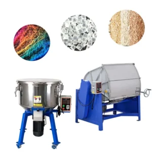 Horizontal Mixer Vertical Color Mixer PVC Scraps Powder Plastic PE PP Mixing Machine