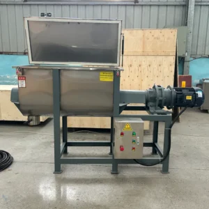 Horizontal Stainless Steel Ribbon Mixer with AC Motor for Dry Powder 300L 500L 1000L Washing Powder Mixing Machine