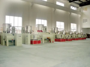Horizontal Type Powder Mixer Heating Cooling Blender for Plastic Extrusion Line