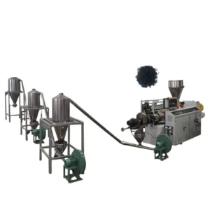 Hot Die Extruding Granulating Line Machine PVC PE Pellet Make Extrusion Granulating Line