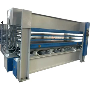 Hot Press Machine BY212x3 1200kN Pressure Hot Melt Glue Panel Roller Press PVC Wooden Spoon Plywood Accurate Temperature Control