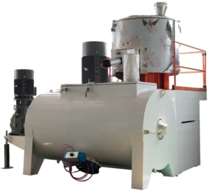 Hot and Cool Mixing Unit Industrial Plastic High Speed Mixer PVC Powder Blending Mixing for PVC Pipe Profile Extrusion Line