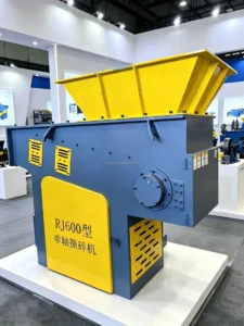 Hydraulic Single Shaft Shredder for Woven Bags Wood Logs Paper Tubes Plastic Pelletizing Pre-shredding Equipment