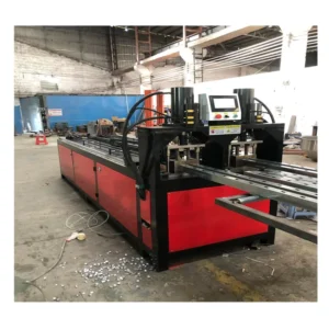 Hydraulic Steel Pipe Punching Machine Channel Steel CNC Profile Pipe Tube Notcher Metal Pipe Notching Machine
