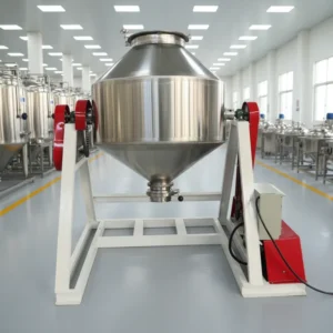 In Stock Food Powder Drum Mixer Automatic Chemical Laboratory Blender Dry Powder Mixer