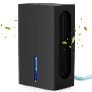 Indoor Dehumidifier 2.4L Air Dehumidifier Efficient Dehumidifying Dryer Home Basement Bathroom