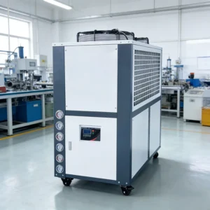 Industrial 15HP High Efficiency Air Cooled Chiller for Plastic Injection Molding Machine With Temperature Control System 380V