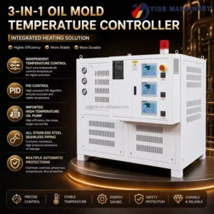 Industrial 3-in-1 3 Circuits Industrial Oil Mold Temperature Control Unit