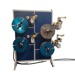 Industrial 4 Station Winding Machine Adjustable Speed Rubber Profile Take-up Coiler