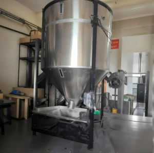Industrial 500kg Capacity Mixing Equipment Plastic Pellet Gravimetric Blender Vertical Color Mixer Machine