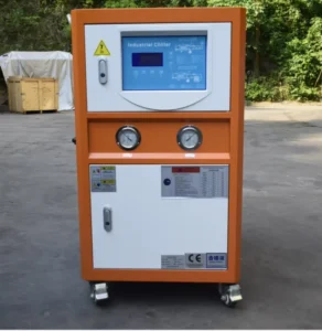 Industrial 5HP Water Chiller High Efficiency Energy Saving Cooling System 380V Air Cooler Chiller Hydroponics Plastic Laser Gear