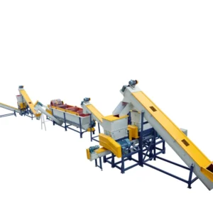 Industrial Automatic HDPE PP Hard Plastic Washing Line for Big Blue Drums Bottles Crates Recycling