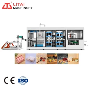 Industrial Automatic Thermoformer Blister Machine Servo Motor for Making Disposable Takeaway Food Packing Containers (PP/PS/PVC)