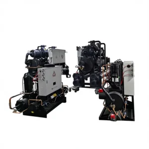 Industrial Chiller OEM Custom Material R410A Gear High Efficiency Compressor Energy Saving Motor Pump for Food Beverage Sanitary