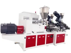 Industrial Co Rotating Parallel Twin Screw Extruder for PVC Pipe & Profile Production