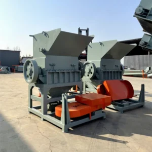 Industrial Double Shaft Steel Shredder Plastic Crushing Machine Mini Automatic High Efficiency Waste Plastic Grinder Bearing