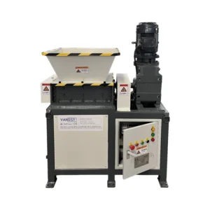 Industrial E waste Crusher Mobile Scrap Metal Shredder Timber Wood Pallet Double Shaft Mobile Shredder