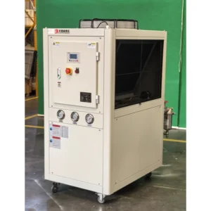 Industrial Glycol Brine Chiller for Chemical Reactor Plastic Water Cooled Chilling Equipment 8HP with Compressor & Pump