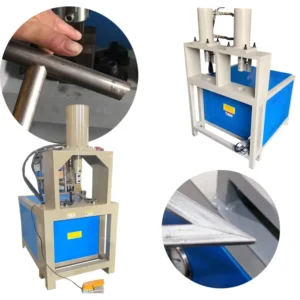 Industrial Hydraulic Square Pipe Round Tube Punching Hole Notching Angle Iron Channel Steel Cutting Maker