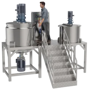 Industrial Liquid Hand Wash Making Machine Homogenizing Mixer Homogenizer Mixing Vessel Shampoo Mixer