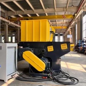 Industrial Machinery Single Shaft Shredder Grinder for Hard Plastic ABS Lump HDPE Container PVC Pipe Wood Metal Scrap