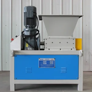 Industrial Mini Scrap Metal Plastic Copper Wire Double Shaft Shredder Machine Gearbox Pump High Safety Portable Crushing