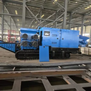 Industrial Mobile Waste Plastic and Metal Shredder Mobile Rock Crusher Industrial Scrap Shredder