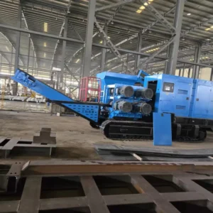 Industrial Mobile Waste Plastic and Metal Shredder Mobile Rock Crusher Industrial Scrap Shredder