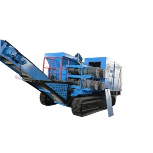 Industrial Mobile Waste Plastic and Metal Shredder Mobile Rock Crusher Industrial Scrap Shredder