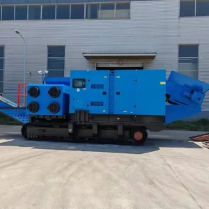 Industrial Mobile Waste Plastic and Metal Shredder Mobile Rock Crusher Industrial Scrap Shredder