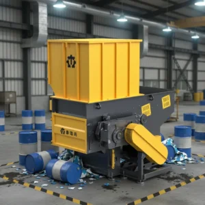Industrial Paper Shredder Crusher for Hard Plastic PVC Pipe Pet Bottle Wood Metal Lump Recycling Machinery