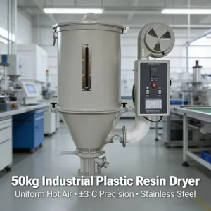 Industrial Plastic Hopper Dryer Low Power Consumption Hot Air Circulation Dryer