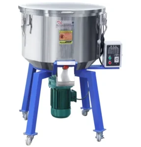 Industrial Plastic Mixer Granular Pellet Powder Vertical Color Mixer 50KG Mixing Equipment with Stainless Steel