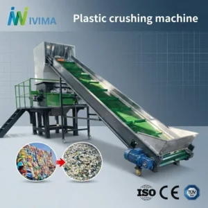 Industrial Professional Manufacturer High Torque Size Reduction Stable Cutting Waste PP PE PET Bottle Recycling Shredder Machine