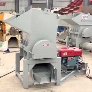 Industrial Silent Plastic Hard Can Grinder Machine for Plastic Crusher Machine in Malaysia Drive by Diesel Plastic Crusher