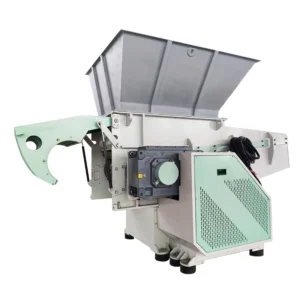 Industrial Single Shaft Rubber Lump Shredder Machine Fabric Plastic Film Pet Bottle Cardboard Paper Shredder