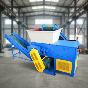 Industrial Single Shaft Shredder Machine Plastic Film Pipe Recycling Crusher Equipment