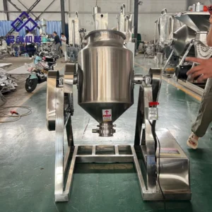 Industrial Stainless Steel Agitator Mixer For Cosmetic Laundry Detergent Food Powder Mixing Machine Drum Mixer