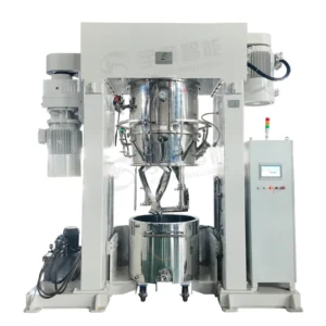 Industrial Vacuum Mixer Batch Production 200L 300L 3000L AC Motor Gear High Viscosity Silicone Sealant