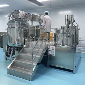 Industrial Versatile High Speed Vacuum Homogenizer Emulsifier Mixer for Cosmetic Cream