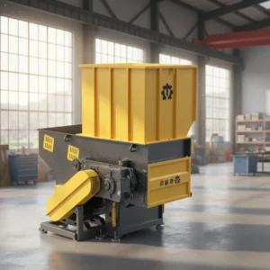 Industrial Waste Plastic Single Shaft Shredder for Efficient Size Reduction of Used Woven Fabrics Film Plastic Pipes Rubber